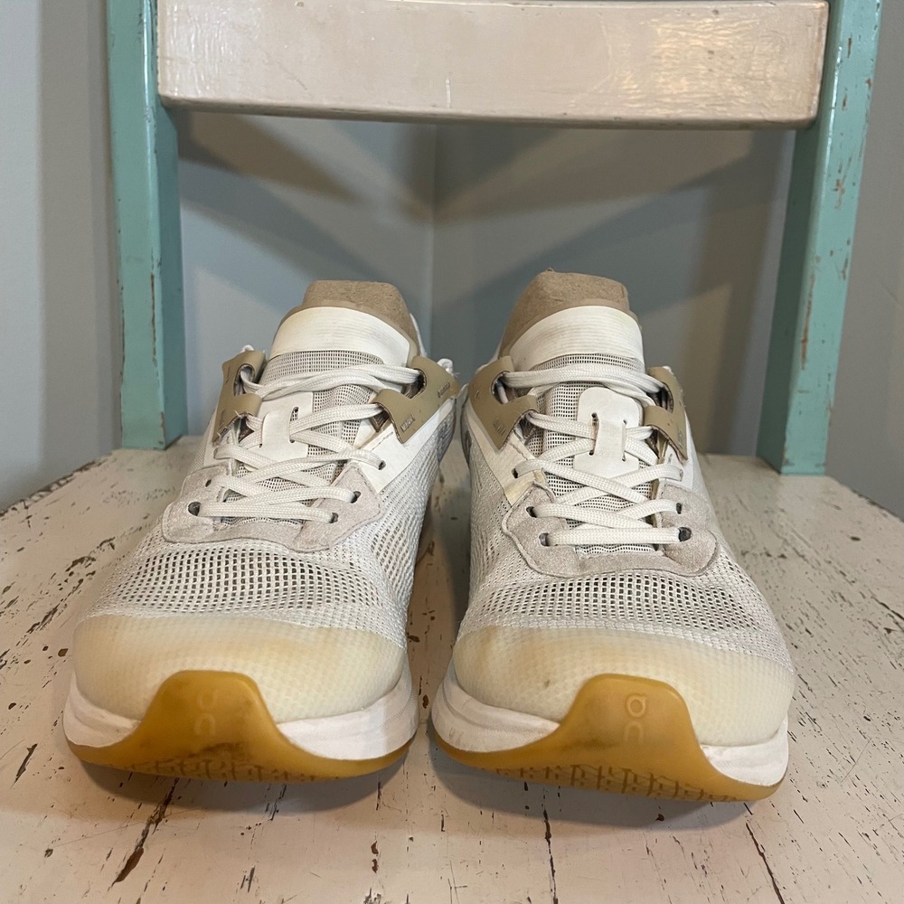 On Cloudrift White Sand Gum Women Size 6.5 Sneakers Shoes 87.98261 Running - Picture 2 of 9